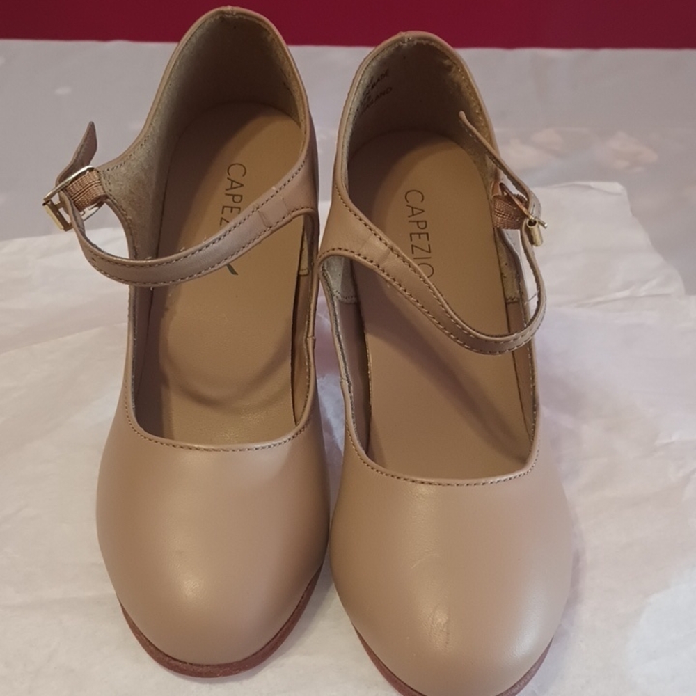 Capezio Big Girls Beige Dance Shoes